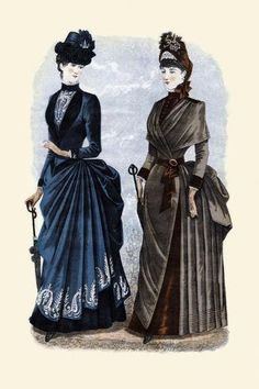 size: 12x8in Photo: 1884 Godey's Lady's Book Fashion Plate : 1880 Fashion, Belle Epoch, Victorian Era Fashion, Book Fashion, 1890s Fashion, 1880s Fashion, Mode Retro, 1800s Fashion, 19th Century Fashion