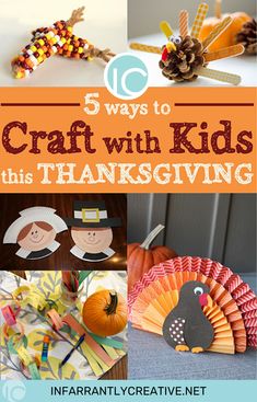 five ways to craft with kids this thanksgiving