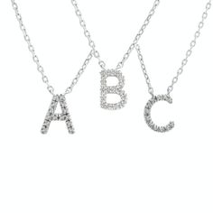 Kury Collection | Sterling Silver Necklace with 9MM Initial with .06ct Round Cut Diamonds - Chain is adjustable at 16 and 18 inches. Stack this beautiful necklace for a unique look. Nobody combines it like you do! Diamond Initial Necklace, Diamond Chain, Beautiful Necklace, Silver Diamonds, Sterling Silver Necklace, Round Cut Diamond, Initial Necklace, Michael Kors Watch, Sterling Silver Necklaces