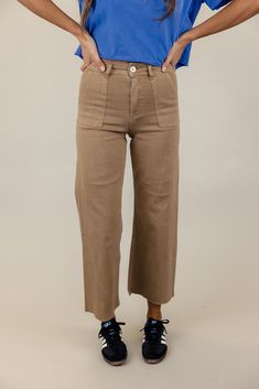 These pants are all about that laid-back vibe while still keeping things stylish. With their wide-leg cut and raw hem, they're perfect for those days when you want to feel comfy and look cool. Plus, they've got patch pockets for added convenience – how handy is that? front and back patch pockets high rise High Rise Relaxed Fit Corduroy Bottoms, Relaxed Fit Mid-rise Wide Leg Pants With Patch Pockets, Corduroy Mid-rise Workwear Bottoms, High-waisted Corduroy Pants With Pockets, High-rise Corduroy Pants With Pockets, Readable Fonts, Clogs Heels, Invert Colors, Baby Gear Essentials