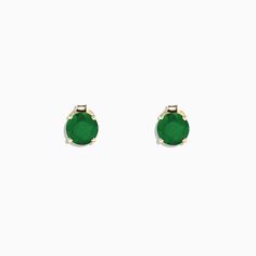 Effy Brasilica 14K Yellow Gold Emerald Stud Earrings, 1.62 TCW Emerald Stud Earrings, Yellow Gold Solitaire, Emerald Earrings Studs, Effy Jewelry, Yellow Stone, Emerald Earrings, Gold Yellow, Egift Card, Gold Metal