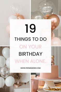 Looking for activities to indulge in on your birthday alone? You’re in the right spot! Sometimes you just want to spend your special day alone, and that’s totally fine (and even encouraged). If you’re having trouble thinking about what you want to do, this post will give you 19 great ideas. Read to learn about what to do on your birthday alone, things to do for your birthday, what to do on your birthday, what to do on your bday, solo birthday ideas, things to do for your birthday ideas, things to do for your birthday alone, and so much more. Solo Birthday Ideas, Birthday Alone, Great Ideas, Birthday Ideas, Special Day, To Learn