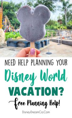 a disney world vacation with text overlay that reads, need help planning your disney world vacation? free planning help