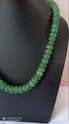 Awesome 17''Natural Green Strawberry Quartz AAA 418 Carat Fine Quality Natural Quartz Smooth Rondelle Beads Gemstone adjustable cord Necklace Stone :Natural Green Strawberry Quartz Shape :- fancy Round Necklace - 17 inch 1 line string Size :- 5-12MM Weight :- 418 carat Polish :- Handmade Purity :- 100% Natural Gemstone color - green makes a great gift for your loved ones. It is known as the 'love stone' as the message it emits is the strong vibration of unconditional love, joy, warmth and healin Green Strawberry, Necklace Stone, Round Necklace, Strawberry Quartz, Cord Necklace, Beads Necklace, Gemstone Colors, Stone Necklace, Gemstone Beads