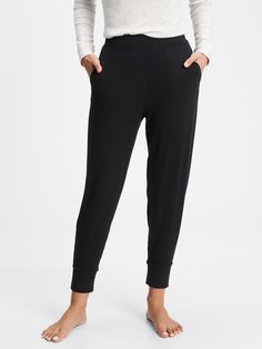 Pure Body PJ Pants | Gap Factory Comfortable Yoga Pants With Pockets For Loungewear, Joggers With Comfort Waistband For Relaxation, Loungewear Yoga Pants With Pockets, Long Yoga Pants With Pockets For Loungewear, Yoga Pants With Pockets For Loungewear, Activewear With Pockets For Lounging, Activewear Long Pants With Pockets For Lounging, Relaxation Yoga Pants With Pockets, Cotton Sweatpants With Pockets For Sleep