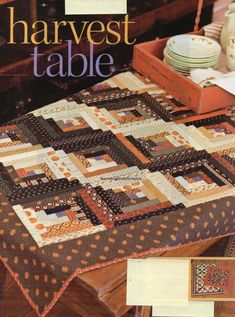 the cover of an old fashioned table cloth