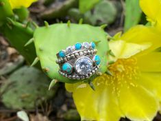 This howdy partner wedding band is a perfect compliment with out bold turquoise CZ ring or our Western Initial Ring. It features 3 Kingman turquoise in your choice of blue or blue green stones and 2 cubic zirconia all 3mm in size. You can choose the straight design that will pair with almost any band or the curved that pairs with our western wedding ring almost perfect! You say you don't need a wedding ring? Yeah, you can wear them just as tacking rings to wear for every day. They really shimmer Western Wedding Rings Sets, Western Wedding Rings, Rings Sets, Bracelet Size Chart, Green Stones, Western Wedding, Initial Ring, Almost Perfect, Kingman Turquoise