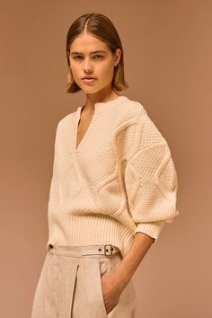 Knitwear Inspiration, Pullover Cardigan, 가을 패션, Knitwear Design, Winter Knits, Outfits Summer