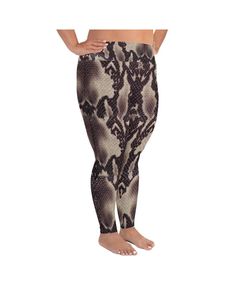 Celebrate your stylish individuality the next time you strike a yoga pose in the Gearbunch Anaconda Snake Skin Plus Size Leggings, printed in range of earthy brown colors,These leggings have a wide waistband and a body-flattering fit that will make you feel super comfortable even during the most intense workouts.Be Happy, Be Bright, Be You with Gearbunch Available in sizes XXL (2XL), XXXL (3XL), XXXXL (4XL), XXXXXL (5XL), XXXXXXL (6XL) Brown Athleisure Leggings For Yoga, Brown Full-length Activewear For Yoga, Brown Tight Workout Leggings, Tight Brown Activewear For Yoga, Full-length Brown Activewear For Yoga, Full Length Brown Activewear For Yoga, Full Length Brown Yoga Activewear, High Stretch Brown Yoga Pants, Brown Stretch Leggings For Yoga