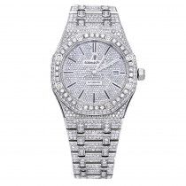 Iced Out Watches For Men: Bust Down Watches | ItsHot.com Iced Out Watches, Mens Diamond Jewelry, Gold And Silver Watch, Watches Logo, Audemars Piguet Royal Oak Offshore, Rolex Diamond, Diamond Watches For Men, Gifts For My Girlfriend, Royal Oak Offshore