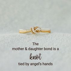 With a meaningful message card included, this Two Strand Knot Ring is a perfect gift for either mother or daughter. It also serves as a reminder that the bond between you lasts forever. This ring is handcrafted by our artisans, so each piece is one-of-a-kind, making it a more personalized gift to surprise your loved one. Inspirational Jewelry For Anniversary And Mother's Day, Inspirational Jewelry For Mother's Day Anniversary, Inspirational Jewelry For Mother's Day With Gift Box, Mother's Day Inspirational Jewelry With Gift Box, Inspirational Hypoallergenic Jewelry For Mother's Day, Meaningful White Jewelry For Anniversary, Mother's Day Birthstone Rings For Anniversary Gift, Birthstone Rings For Anniversary Gift On Mother's Day, Anniversary Gift Rings With Birthstone For Mother's Day