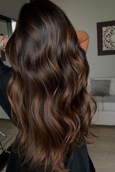 Dark Hair Chestnut Highlights, Dark Brown To Chestnut Brown, Chestnut Balayage On Dark Hair, Dark Brown Hair With Chestnut Highlights, Dark Chestnut Brown Hair With Highlights, Dark Brown Hair Chestnut, Ombre On Dark Brown Hair, Chestnut Brown Hair Balayage, Ombre Dark Brown Hair