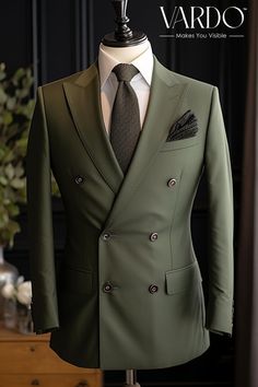 >>ORIGINAL ARTWORK AND CONTENT, PLEASE DO NOT COPY<< Men Suits, Suits For Man, Olive Green Double Breasted Suit for Men  for Men piece Wedding Suit, Double Breasted, Formal Fashion Slim Fit Suit Elevate your style game with our premium Olive Green Double Breasted Suit for men. Crafted to perfection, this formal suit exudes confidence and elegance. Whether you're attending a wedding, business meeting, or any special occasion, this suit will make you stand out. 👔 Key Features: Double-breasted design for a timeless look. Superior quality fabric for comfort and durability. Tailored fit for a sharp and sophisticated appearance. Olive green color adds a unique touch to your ensemble. Ideal for weddings, corporate events, and more. REQUIRED CUTSOM MEASURMENTS- JACKET MEASUREMENTS 1 Jacket Length Vardo Suits, Green Double Breasted Suit, Ceo Inspiration, Double Breasted Suit Men, Suit Double Breasted, Olive Green Suit, Formal Fashion, Suit For Men, Formal Suit