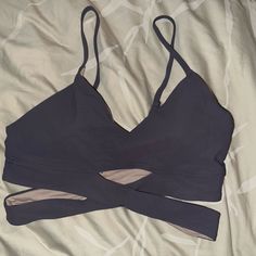 Lululemon Sports Bra/Swim Top - Size 8. Never Worn But Threw Away The Tags. I Believe This Was Originally Made For Swim, But Can Be Worn As Sports Bra. Adjustable Straps. Comes With Cup Pads. Super Cute Just Is A Bit Small For Me. Sports Bra Swim Top, Lululemon Compressive Yoga Sports Bra, Athleisure V-neck Sports Bra With Medium Support, Sporty Lululemon Tops With Built-in Bra, Compressive Sports Bra By Lululemon, Lululemon Moisture-wicking Sports Bra, Lululemon Sports Bra, Swim Top, Lululemon Athletica