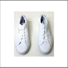 Very Nice And Very Fashionable. Soft Subtle Leather. Size: Women's 8.5/Men's 7.5 Top Grain Genuine Leather. Color: White Made In Italy. I Have The Original Box And Tags Somewhere In The Storage, But So Far I Have Not Been Able To Find Them. If I Find Them By The Time Of Sale, I Will Include It In The Package, And If Not, The Item Will Come Without Them. Conditions Of Sale: All Sales Are Final (No Refund, No Return), "As Is". Buyer Pays Shipping, Handling, Adidas Platform Lace-up Sneakers, Adidas Synthetic Lace-up Platform Sneakers, Adidas Synthetic Lace-up Skate Shoes, Adidas Lace-up Sneakers With White Laces, Leather Slip-on Sneakers With White Laces, Adidas Superstar Pink, Adidas Swift Run, Soccer Cleats Adidas, Adidas Shoes Superstar