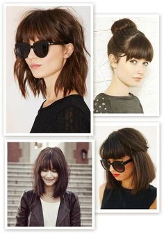 . Shaggy Chin Length Hair With Bangs, Short Hair With Fringe Bangs Choppy Layers, Medium Lob With Bangs, Dark Short Hair Color Ideas, Hair French Style, Moon Bangs, Shoulder Length Bob With Bangs, Half Moon Bangs, A Line Bob With Bangs