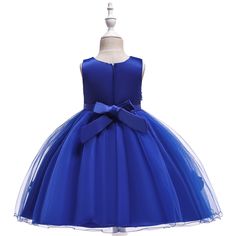 Party Dress For Girls, Birthday Princess Dress, Princess Party Dress, Dress With Pearls, Flower Girl Dresses Blue, Wedding Dresses For Kids, Wedding Petals, Tulle Flower Girl, American Doll Clothes