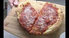 deep dish pizza - buttery crust that's like pastry but easier - recipe #38 Make A Pizza, Deep Dish Pizza, How To Make Pizza, A Pizza, Deep Dish, Purpose Flour, Flour, Dough, Pastry