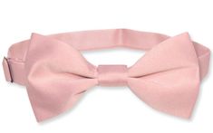 PRICES MAY VARY. Vesuvio Napoli brand Boys Solid Color pre-tied Classic Style with a clip Bow Tie. The boys bowtie has a neckband that goes around the neck with a clip at end to hold it in place. A great formal classical style boy's bow tie with a clip for a great accessory to a tuxedo or a suit. Great for wearing to a wedding or any other formal occasion. The largest neck size for this bow tie is 16 inches. The 100% Microfiber ("SILK-feel") bowtie is 1 7/8 inches high at the edges. This listing Pink Bow Tie For Summer Formal Events, Pink Bow With Bow Tie Back For Wedding, Adjustable Pink Bow Tie For Black Tie Events, Adjustable Pink Bow For Party, Adjustable Pink Bow Tie For Wedding, Pink Party Bow With Bow Tie Back, Pink Fitted Bow For Formal Occasions, Pink Satin Bow Tie For Black Tie Events, Adjustable Pink Bow For Wedding