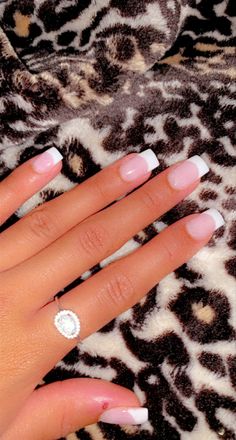 French Tip Acrylic Nails Square Thick White, Short French Tip Acrylic Nails Thick White, Short Dip Nails Summer 2023, French Top Acrylic Nails Square, French Tip Thick White, Thick White French Tip Nails, Short French Nails Square, Prom Nails Square, 00s Nails