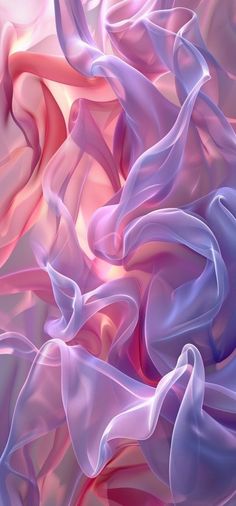 an abstract photo of pink and purple fabric