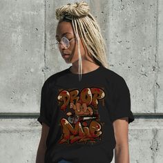 Brand Dunkare Archaeo Brown 5s Shirt - Drop Mic Unisex Shirt Unisex Shirt, Mens Tees, Top Tee, Miami, Top Outfits, Mens Outfits, Red, Clothes