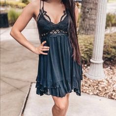 Sophie & Trey Boutique Free People Look Like Bralette Crochet Detail Adjustable Straps Includes Removable Padding Size: Small Nwot No Flaws Crochet Dress Black, Bralette Crochet, Cute Trendy Dresses, Detailed Dress, Online Clothing Boutiques, Dress Store, Crochet Details, Trendy Dresses, Crochet Dress