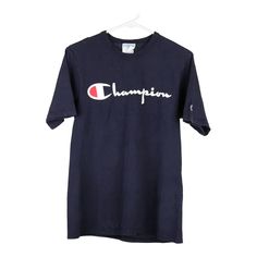 Vintage blue Champion T-Shirt - mens small Good Style, College Hoodies, Shirt Fits, Style T Shirt, Blue Fabric, Fabric Cotton, Shirts Tops, Zip Ups, Pick Up