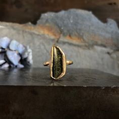 Guardian Ring - Tourmaline - Emilie Shapiro Studio Gold Tourmaline Rings, Handmade Tourmaline Gold Ring, Handmade Gold Tourmaline Ring, Sweet Ring, Trendy Nail Art Designs, Wax Carving, Trendy Nail, Jewelry Workshop, Cluster Necklace