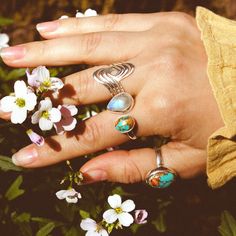 Inspired by the ocean's waves, this sterling silver statement ring invokes the wisdom of water. This silver beauty is perfect for any boho woman who loves the beach or simply wants to add some sparkling silver to her jewelry collection! Plus, this ring is so comfortable it feels like a hug for our finger! Material: Genuine Sterling Silver 92.5 Ring size: Choose your size Length/wide: 23mm Condition: Brand new Bohemian Sterling Silver Moonstone Open Ring, Nickel Free Sterling Silver Rings For Beach, Nickel-free Sterling Silver Rings For The Beach, Bohemian Stackable Rings With Natural Stones For Gift, Bohemian Adjustable Stackable Moonstone Ring, Adjustable Stackable Bohemian Moonstone Ring, Spiritual Stackable Beach Jewelry, Spiritual Stackable Jewelry For The Beach, Bohemian Sterling Silver Turquoise Ring Nickel Free