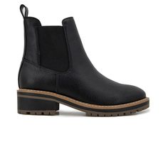 Chelsea Boots for Women | Shoe Carnival Casual Chelsea Boots With Padded Ankle, Cushioned Footbed Boots For Workwear, Cushioned Footbed Boots Medium Width For Workwear, Cushioned Medium Width Boots For Workwear, Casual Chelsea Boots With Stacked Heel For Work, Spring Casual Chelsea Boots With Reinforced Heel, Casual Chelsea Boots With Textured Sole, Casual Spring Chelsea Boots With Reinforced Heel, Casual High Ankle Boots With Removable Insole