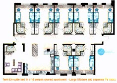 the floor plan for two bedroom apartment with kitchen and living room in one area,