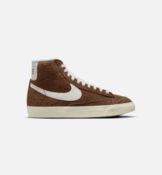 Nike DV7006-200 Blazer Mid '77 Vintage Womens Lifestyle Shoe - Brown/Beige – ShopNiceKicks.com Brown Sneakers Women, Blazers Nike, Blazer Mid 77 Vintage, Bold Branding, Nike Blazer Mid 77, Nike Blazer Mid, Veja Sneakers, Nike Blazers Mid, Adidas Spezial