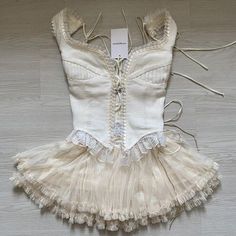 White Fairy Dress, Dress Coquette, White Fairy, Quoi Porter, Diy Vetement, Pink Bows, Fairy Dress, Mode Inspo, Looks Style