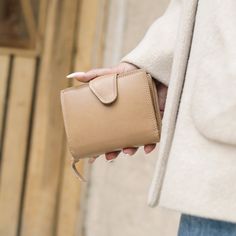 This Zipper Purse for Women is a perfect small purse and zipped coin pouch, crafted from soft leather. It also functions as a credit card holder, making it an ideal small gift idea for a lady's leather wallet. DETAILS 👜 Real Leather 💳 12 card slots 🔒 RFID Secure 🆔 ID window with thumb slot 🎨 Fabric lined interior 💵 Note section 💰 External zipped coin pocket 📏 12.5 x 10 cm (4.9" x 3.9") SHIPPING: 📦 When Will My Order Ship? All orders ship within 1-2 business days. We are closed on weeken Elegant Compact Wallets With Zipper Pouch, Elegant Compact Wallets For Everyday Use, Cute Wallet With Card Slots In Pouch Shape, Cute Compact Wallet For Daily Use, Leather Coin Purse With Zipper Pocket, Rectangular, Leather Holdall, Wallets For Women Leather, Clip Wallet, Credit Card Holder