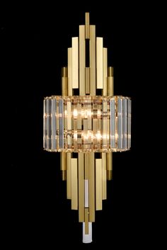 Modern Wall Sconces 2-Light Gold Wall Sconce Glass Wall Light Hallway Light Light Hallway, Star Lights On Ceiling, Hallway Light, Star Pendant Lighting, Plug In Wall Lights, Plug In Pendant Light, Iron Wall Sconces, Industrial Ceiling Lights, Rectangular Chandelier