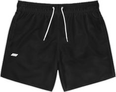 Casual Black Swimwear For Pool, Black Sports Bottoms For Summer, Black Short Swimwear, Black Short Summer Swimwear, Black Short Swimwear For Pool, Casual Black Swim Trunks For Pool, Black Drawstring Swim Trunks For Beachwear, Black Summer Shorts For Pool, Beach Black Swim Trunks With Drawstring