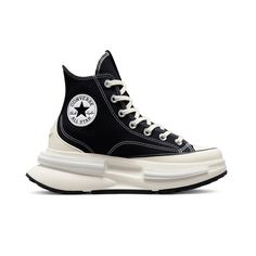 Converse Run Star Legacy CX "Black/White/Egret" Unisex Shoe Converse Run Star Legacy, Converse Shoes Men, White Chuck Taylors, White Chucks, Womens High Top Shoes, Converse Run, Converse Run Star, Converse Shop, All Stars Converse