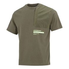 Men's Jordan 23 Engineered Athleisure Casual Sports Round Neck Short Sleeve Military Green T-Shirt DM3216-222 (Round Neck/Short Sleeve) Sporty Cotton T-shirt For Outdoor Activities, Crew Neck T-shirt For Light Sports, Green Athletic Fit Short Sleeve T-shirt, Sporty T-shirt For Outdoor Sports Season, Breathable Cotton Crew Neck Tops, Sporty Crew Neck Outdoor Activewear, Breathable Relaxed Fit Crew Neck T-shirt, Breathable Crew Neck T-shirt With Relaxed Fit, Crew Neck Tops For Sports Season Outdoor Activities