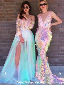 Multicolor Long Sleeve Gown For Party, Multicolor Sequined Evening Dress For Prom, Long Sleeve Multicolor Gown For Party, Multicolor Sequined Dresses For Prom Season, Multicolor Sequin Dress For Prom, Multicolor Sequin Evening Dress For Wedding, Fitted Multicolor Evening Dress For Wedding, Summer Prom Multicolor Evening Dress, Multicolor Summer Evening Dress For Prom