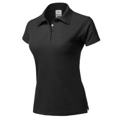 A2Y Women's Basic Casual Essentials 4-Button Junior-Fit PK Cotton Pique Polo Shirt FEATURES This A2Y Women's Basic Casual Essentials 4-Button Junior-Fit PK Cotton Pique Polo Shirt is made of quality cotton. It has soft, lightweight, comfortable to wear. SIZE Available in 5 sizes: Small, Medium, Large, XL, 2XL We strive to provide the best fitting shirts possible and that they will be delivered within our stated size tolerance. Size tolerance for all measurements is +/- 5%. FABRIC 50%COTTON 50%PO Polo Shirt Outfits, Polo Shirt Style, Polo Women, Black Polo Shirt, Shirt Refashion, Black Polo, Pique Polo Shirt, Polo Shirt Women, Womens Basic