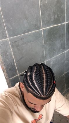 #trancas Stud Hairstyles, Straight Hair With Braid, Twist Hair Men, Box Braids Men, Braids With Fade, Hair Twists Black, Afro Hairstyles Men, Braid Styles For Men