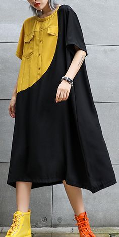 50s Fashion Dresses, Summer Black Dress, Summer Fashion Dresses, Fashion Dresses Casual, Looks Chic, Diy Dress, Casual Summer Dresses, Linen Dresses, Mode Inspiration