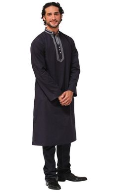 Mens Cotton kurta - EastEssence.com Mens Cotton Kurta, Kids Abaya, Islamic Clothes, Muslim Dresses, Spring Prints, Abaya Dress, Cotton Kurta, Islamic Clothing, Muslim Women