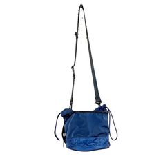 Zara Blue & Black Nylon Crossbody Bucket Bag New, 8" In Diameter, Long, Adjustable Removable Belt Strap, Drawstring And Snap Closure, Interior Zip Pocket, Exterior Zip Pocket. Measures Approx. 11" Tall X 8" Wide. Excellent New With Tags Never Used Condition. In#59 Navy Nylon Bags For On-the-go, Blue Nylon Shoulder Bag For Travel, Blue Nylon Shoulder Bag With Adjustable Strap, Blue Nylon Shoulder Bag With Zipper, Blue Nylon Shoulder Bag With Detachable Strap, Functional Blue Nylon Shoulder Bag, Blue Nylon Crossbody Shoulder Bag, Blue Nylon Shoulder Bag, Blue Sporty Shoulder Bag With Adjustable Strap