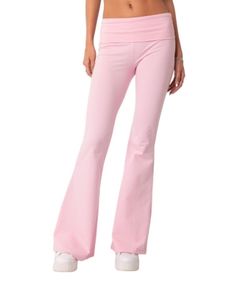 Edikted Naomi Flared Leggings Low Rise Flare Leggings, Feminine Clothes, Flared Leggings, Flare Leggings, Feminine Outfit, Flare Pants, Baby Pink, Women's Leggings, Low Rise