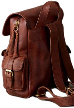 Leather Flap Backpack With Adjustable Strap For On-the-go, Leather Flap Backpack For On-the-go, Classic Leather Flap Backpack For Daily Use, Travel Backpack With Flap, Classic Backpack With Flap For Everyday Use, Classic Flap Backpack For Everyday Use, Classic Leather Backpack With Adjustable Strap For Travel, Brown Leather Backpack With Adjustable Strap For On-the-go, Casual Travel Satchel With Leather Lining