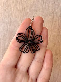 3D Ecoplastic Printed Earrings 'blossom', 3D Printed Geometric Earrings, Statement Dangle Earrings, Unique Floral Design - Etsy 3d Printed Earrings, Printed Earrings, Unique Floral Design, Jewellery Bag, 3d Jewelry, Australia Post, My Drawings, Printed Jewelry, Earrings Unique