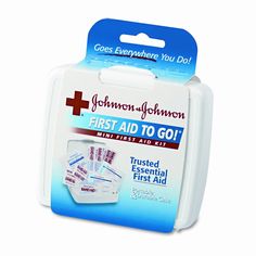 Mini First Aid Kit, Go Kit, Johnson Johnson, Aid Kit, First Aid Kit, First Aid, Plastic Case, The First, Purse