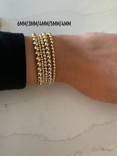 18k Gold Dipped Beaded Bracelet Single and Set Options - Etsy Gold Beads Bracelet, Bracelet Measurements, Gold Bead Bracelets, Rose Gold Bracelet, Solid Gold Jewelry, Gold Dipped, Beads Bracelet, Gold Filled Jewelry, Gold Beads